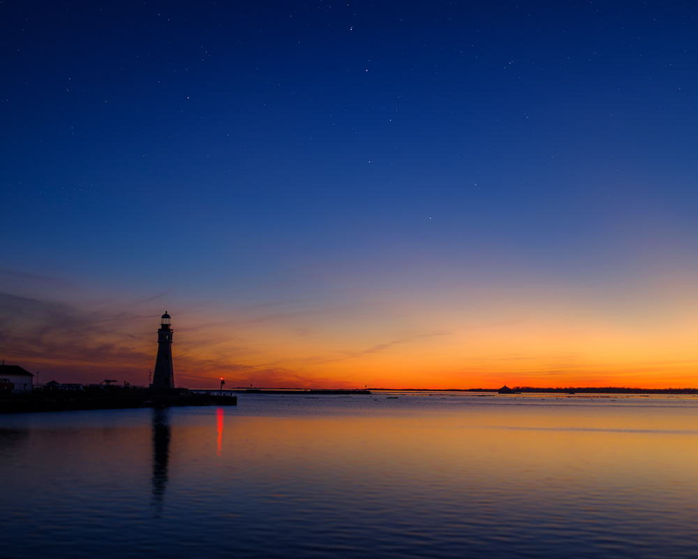Buffalo Main Light Twilight