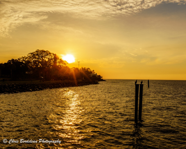 Dawn’s first light breaks over St. Simons island